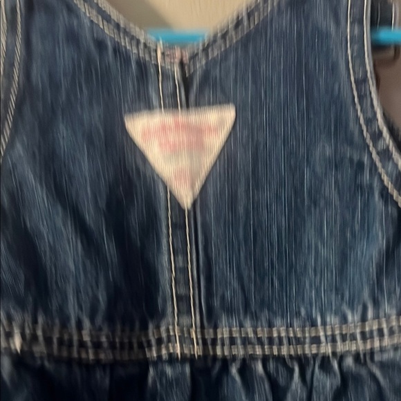 Y2K OshKosh Denim Kids Overall Dress - Picture 5 of 7